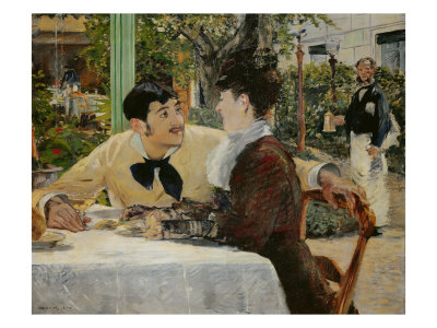 Manet Chez le Pere Lathuille